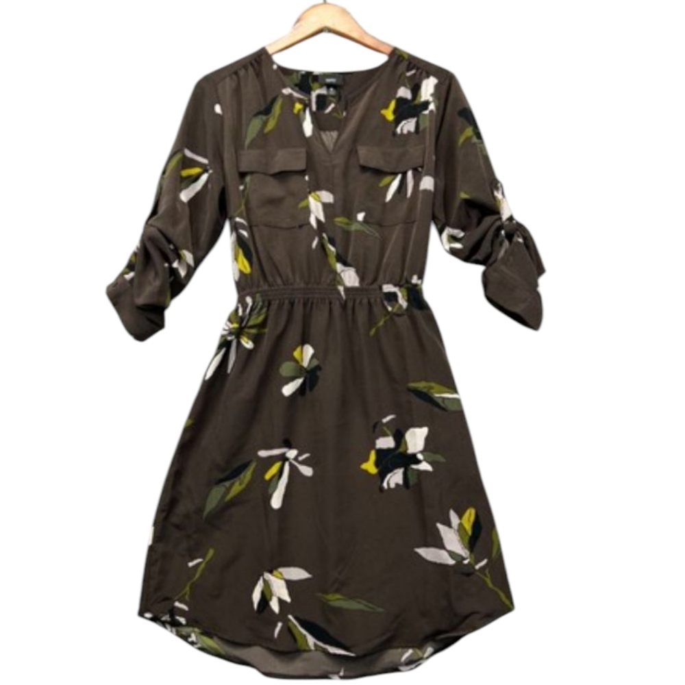 Mossimo Duttj Floral Print Midi Dress